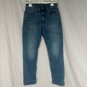 Gap medium-dark wash girlfriend jeans, 27, EUC